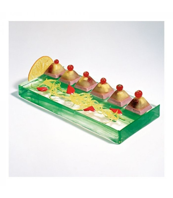 MOULE EN SILICONE GN1/3 15 PORTIONS SF008 MINI PYRAMID SILICON FLEX dans MOULES PATISSERIES