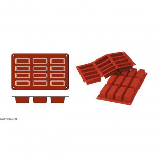 MOULE EN SILICONE GN1/3 20 PORTIONS SF025 FINANCIERS SILICON FLEX dans MOULES PATISSERIES