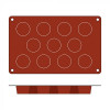 MOULE EN SILICONE GN1/3 11 PORTIONS SF022 MINI MUFFIN SILICON FLEX dans MOULES PATISSERIES