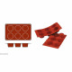 MOULE EN SILICONE GN1/3 6 PORTIONS SF023 MUFFIN SILICON FLEX