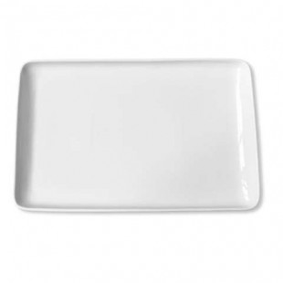 ASSIETTE RECTANGULAIRE ROYAL BLANCHE 27.8X18.1CM dans TS