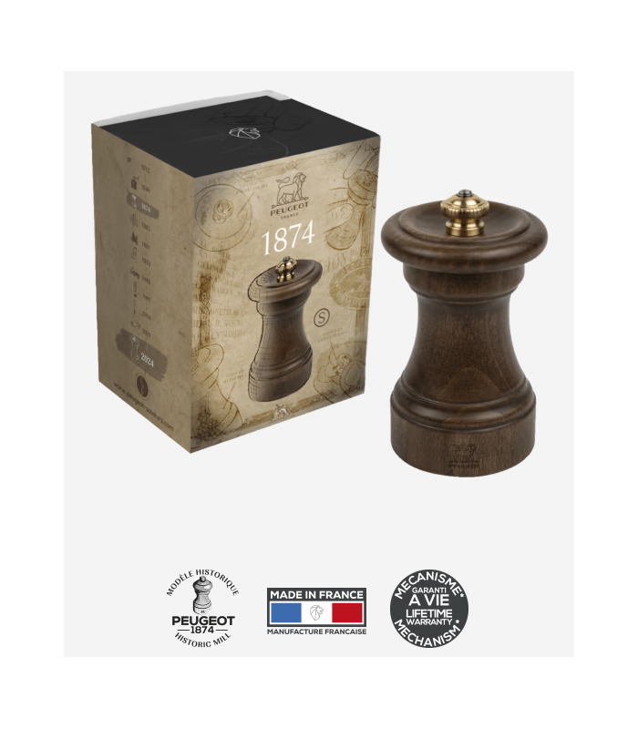 PEUGEOT MOULIN A SEL EN COFFRET BISTRO 10CM dans SEL ET POIVRE