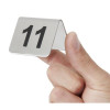 NUMEROS DE TABLE INOX 11-20 CUISIMAT dans SUPPORTS DE PRESENTATION