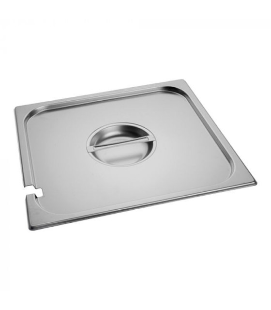 COUVERCLE GN2/3 AVEC ENCOCHE CUISIMAT dans BACS GASTRONORM