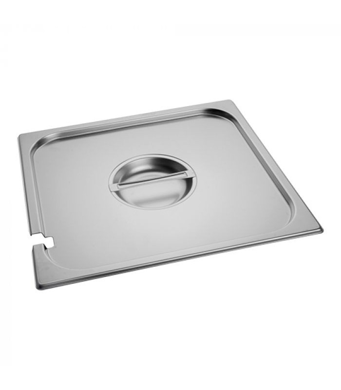 COUVERCLE GN2/3 AVEC ENCOCHE CUISIMAT dans BACS GASTRONORM