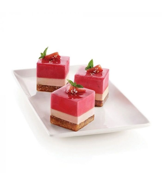 MOULE EN SILICONE GN1/3 CUBE SF104 CUBE SILICON FLEX dans MOULES PATISSERIES