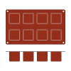 MOULE EN SILICONE GN1/3 CUBE SF104 CUBE SILICON FLEX dans MOULES PATISSERIES