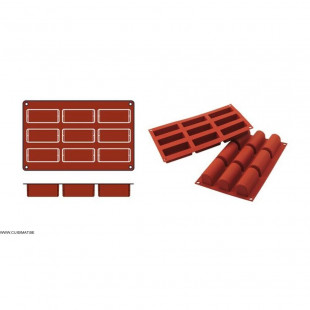 MOULE EN SILICONE GN1/3 MIDI BUCHE SF130 MIDI BÛCHE SILICON FLEX dans MOULES PATISSERIES