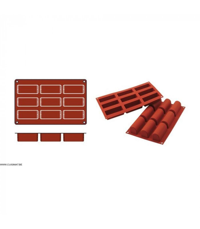 MOULE EN SILICONE GN1/3 MIDI BUCHE SF130 MIDI BÛCHE SILICON FLEX dans MOULES PATISSERIES