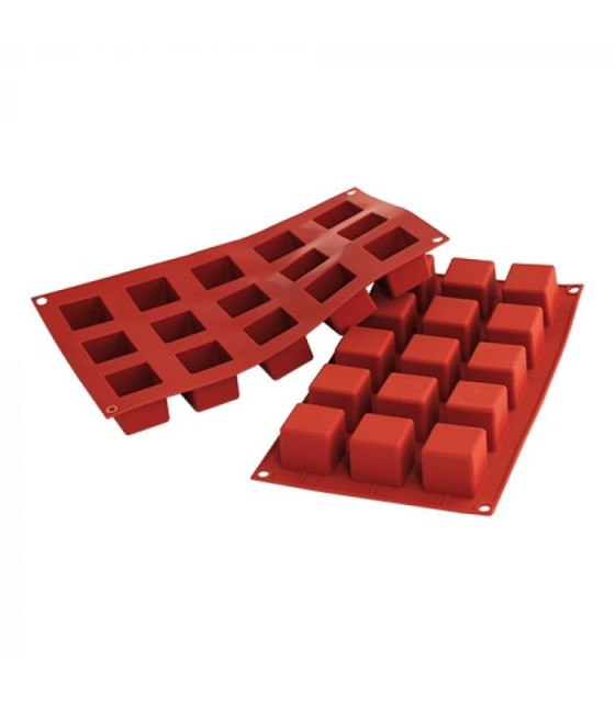 MOULE EN SILICONE GN1/3 CUBE SF105 CUBE SILICON FLEX dans MOULES PATISSERIES