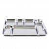 PLATEAU INOX 7 COMPARTIMENTS 46 x 36 x 2,5 CM dans HORS CLASSEMENT