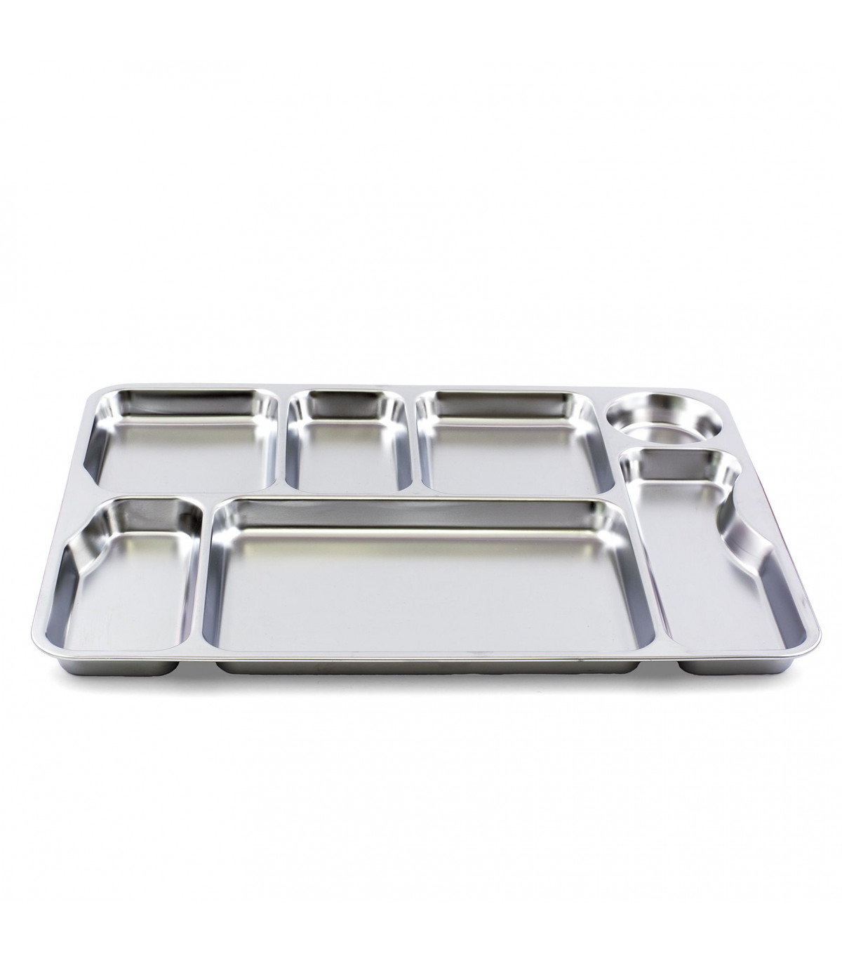 PLATEAU INOX 7 COMPARTIMENTS 46 x 36 x 2,5 CM dans HORS CLASSEMENT