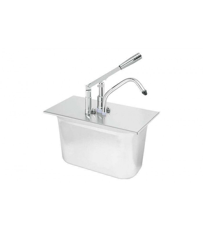 POMPE A SAUCE EN INOX POUR GN 1/4 PROFONDEUR 200MM SANS BAC GN dans DISTRIBUTEURS SAUCES