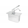 POMPE A SAUCE EN INOX POUR GN 1/4 PROFONDEUR 200MM SANS BAC GN dans DISTRIBUTEURS SAUCES