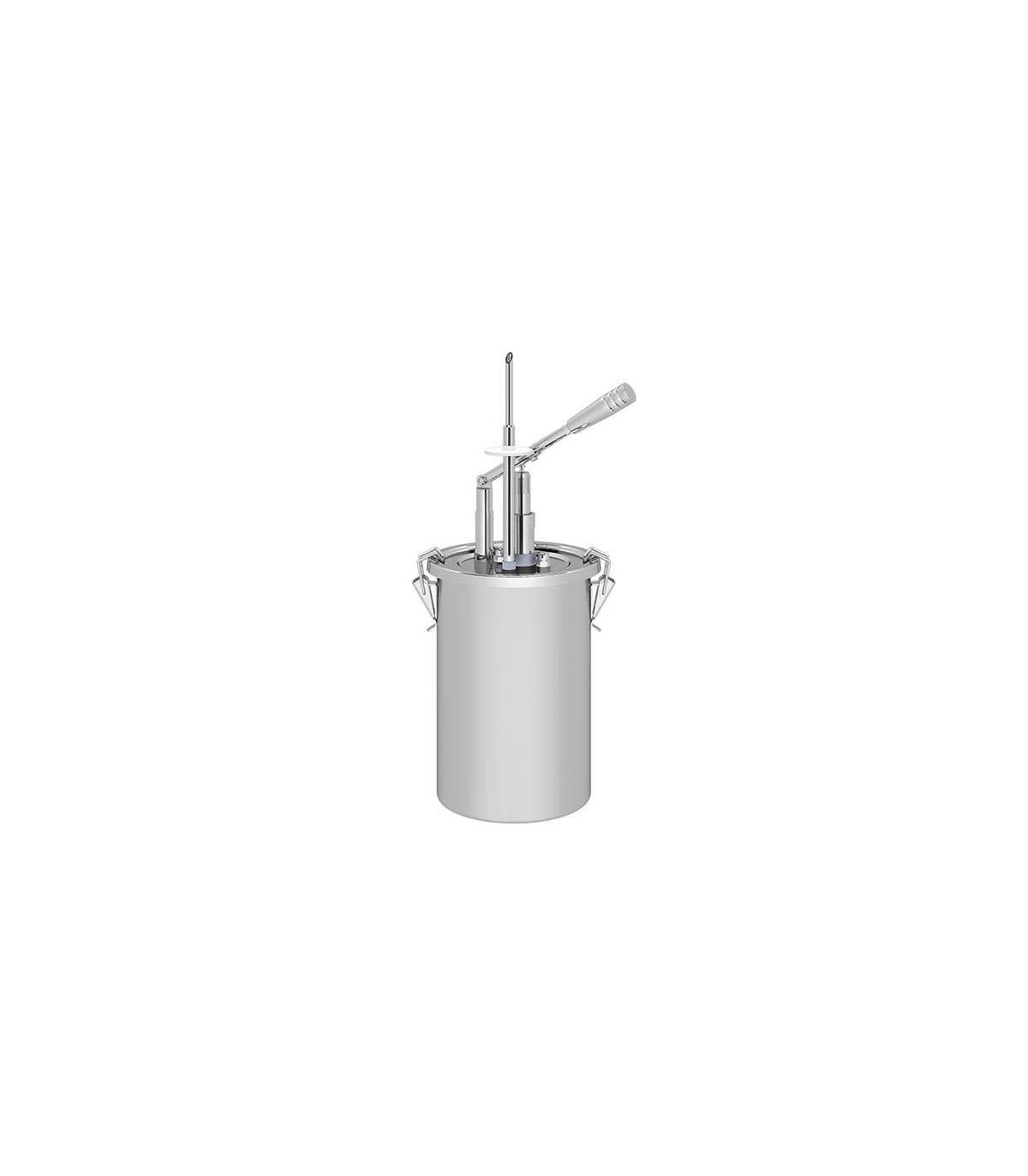 POMPE AVEC SERINGUE DE REMPLISSAGE 4.5LT POT ET COUVERCLE INCLUS dans DISTRIBUTEURS SAUCES