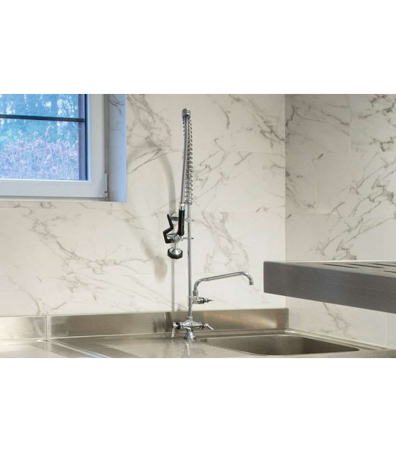 DOUCHETTE MONOTROU MONTAGE SUR TABLE AVEC ROBINET INTERMEDIAIRE 1/4 TOUR ENCORE dans ROBINETTERIE