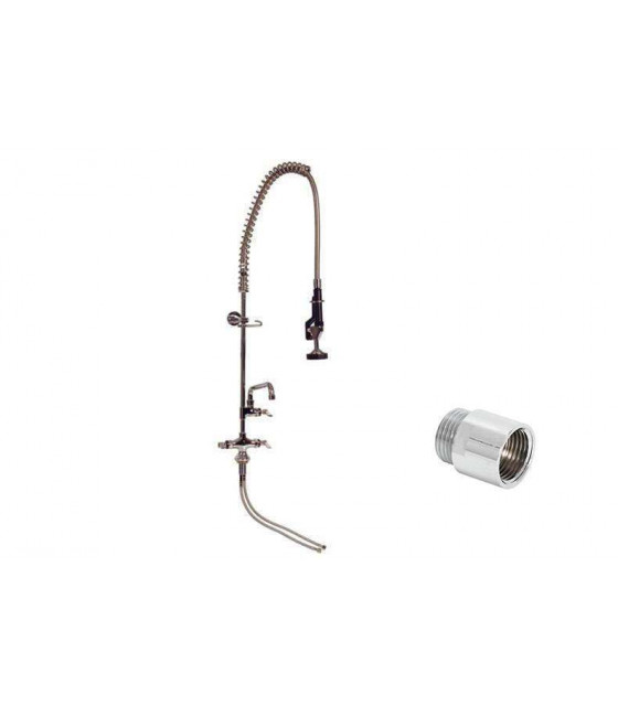 DOUCHETTE MONOTROU MONTAGE SUR TABLE AVEC ROBINET INTERMEDIAIRE 1/4 TOUR ENCORE dans ROBINETTERIE