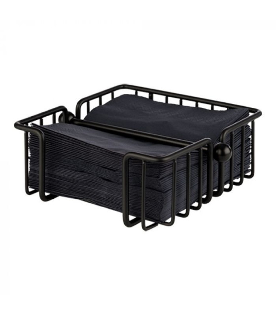 PORTE-SERVIETTES NOIR MODELE BAS dans DISTRIBUTEUR SERVIETTES