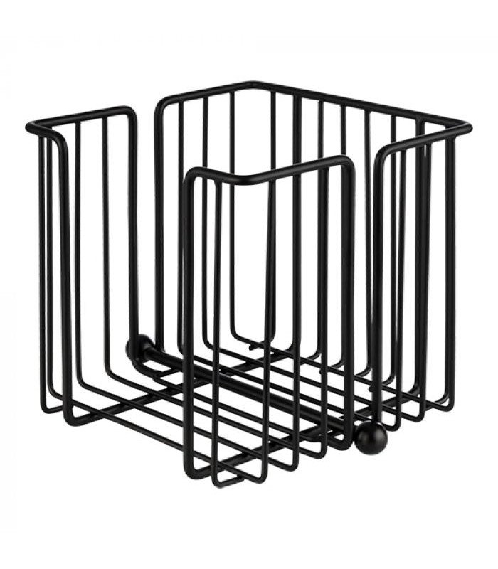 PORTE-SERVIETTES NOIR MODELE HAUT dans DISTRIBUTEUR SERVIETTES