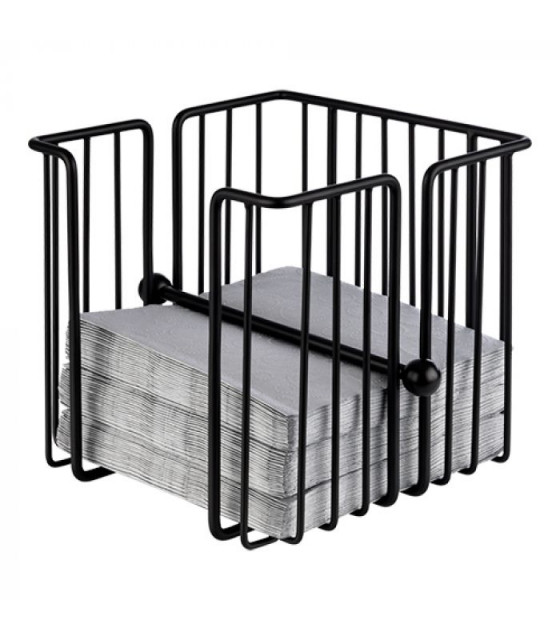 PORTE-SERVIETTES NOIR MODELE HAUT dans DISTRIBUTEUR SERVIETTES