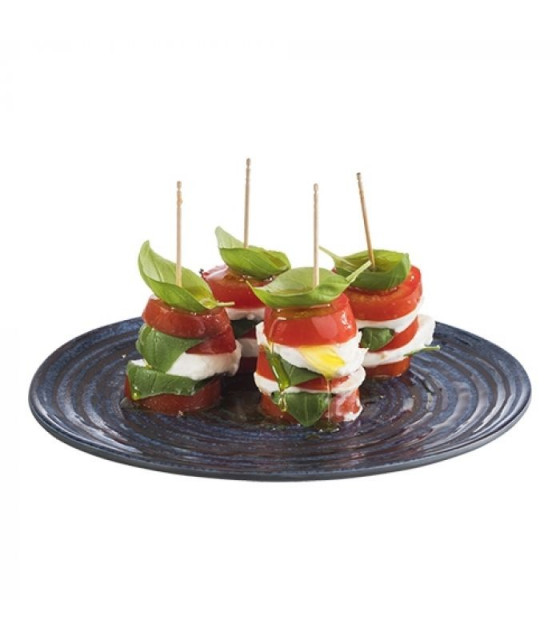 ASSIETTE DE SERVICE LOOPS MELAMINE Ø22CM CUISIMAT dans MELAMINE