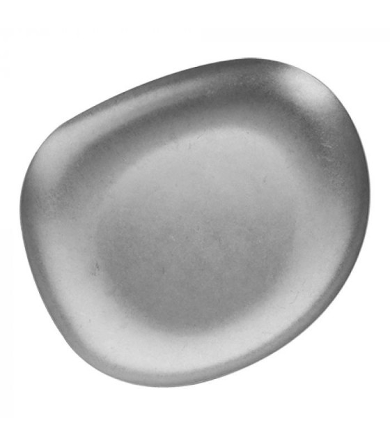 ASSIETTE DE SERVICE INOX 22X19CM dans INOX