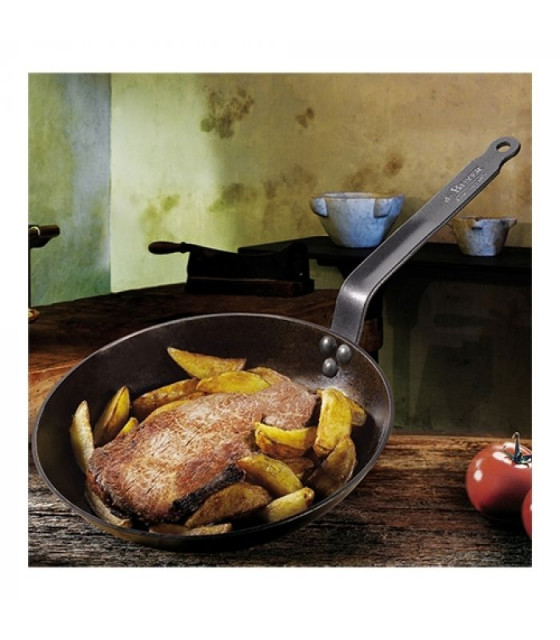 POELE LYONNAISE EXTRA-FORTE Ø30CM DE BUYER dans POELES DE BUYER