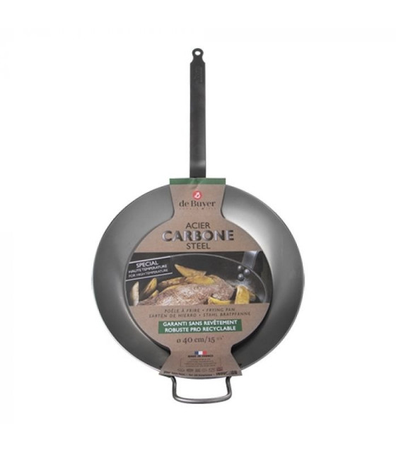 POELE LYONNAISE EXTRA-FORTE Ø40CM DE BUYER dans POELES DE BUYER