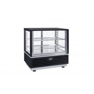 VITRINE BUFFET A POSER NOIR AVEC PORTES COULISSANTES ROLLER GRILL dans FRIGOS VITRINES