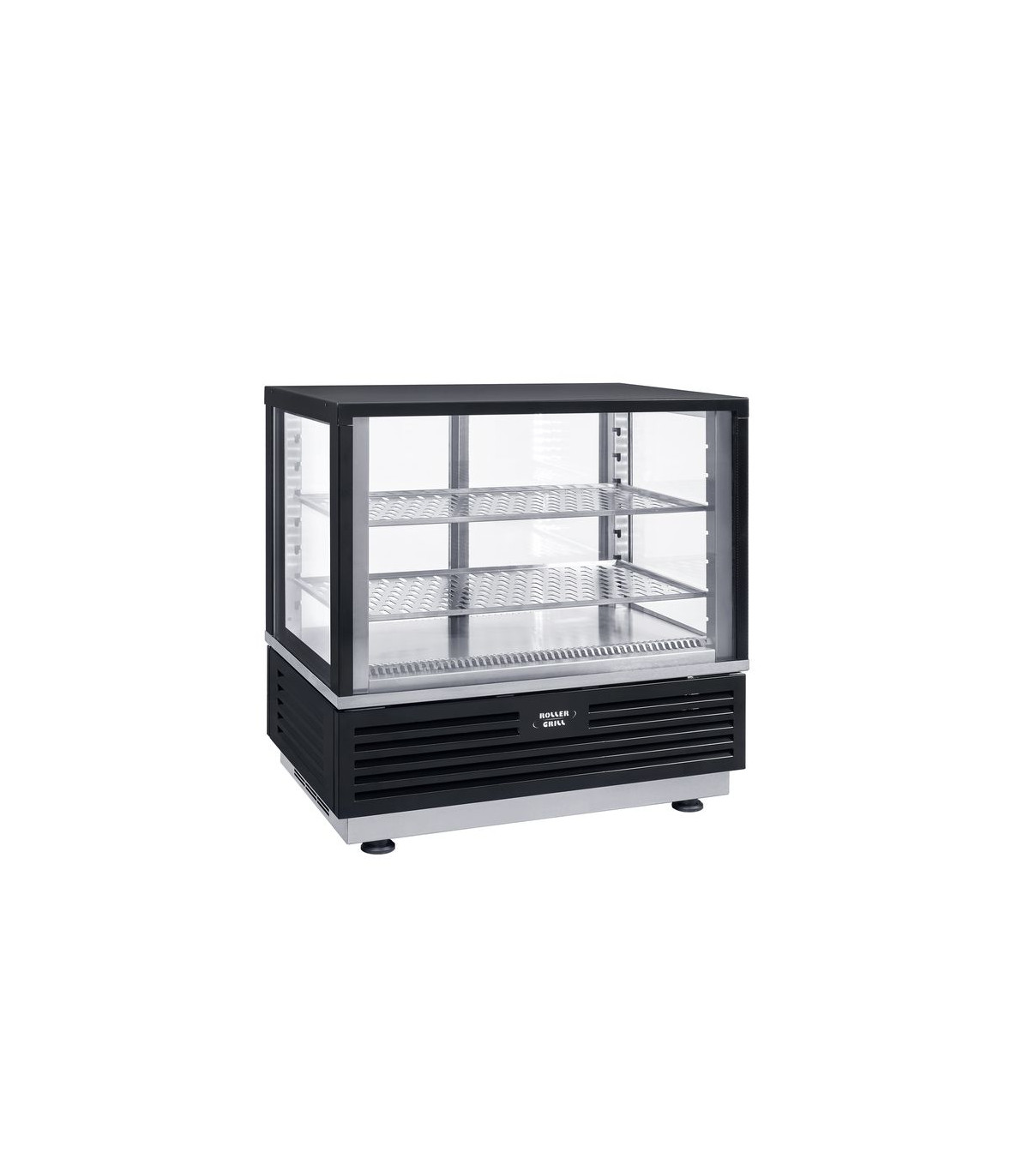 VITRINE BUFFET A POSER NOIR AVEC PORTES COULISSANTES ROLLER GRILL dans FRIGOS VITRINES
