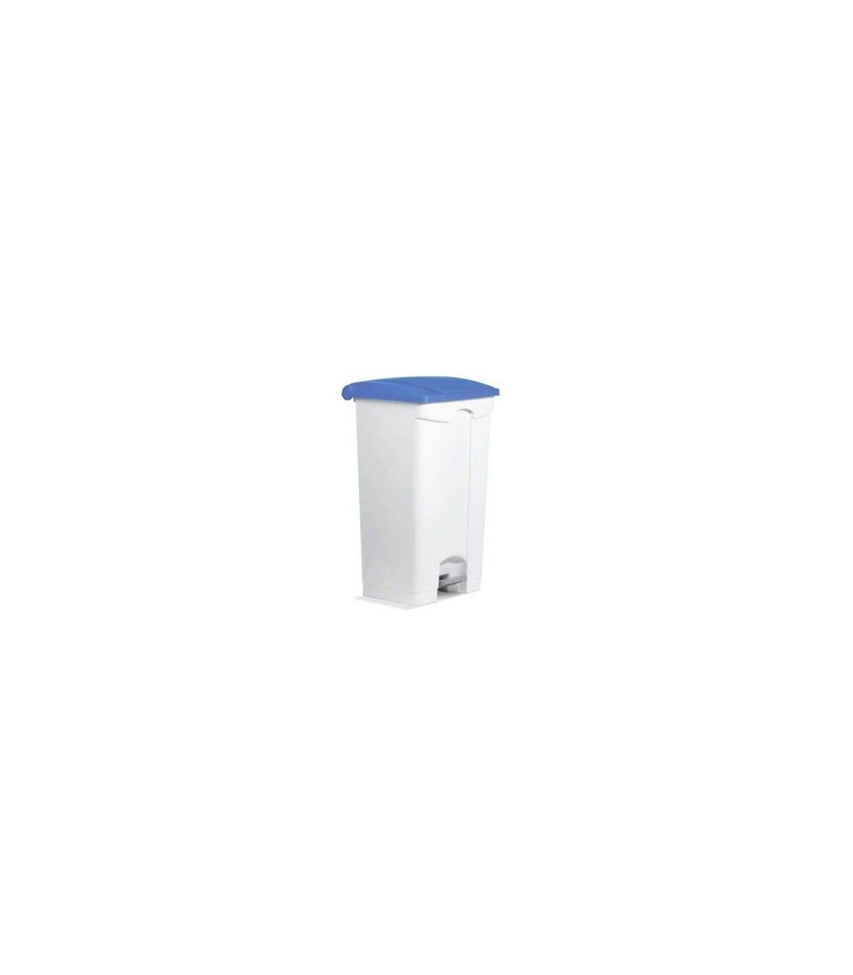 CONTENEUR POUBELLE 90LT PLASTIQUE A PEDALE BLEU dans POUBELLES