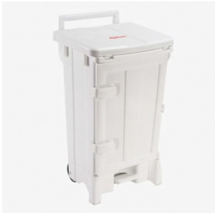CONTAINER POLARIS AVEC PORTE 90LT BLANC SPECIAL TRI SELECTIF dans POUBELLES