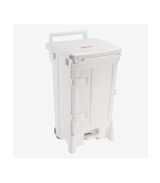 CONTAINER POLARIS AVEC PORTE 90LT BLANC SPECIAL TRI SELECTIF dans POUBELLES