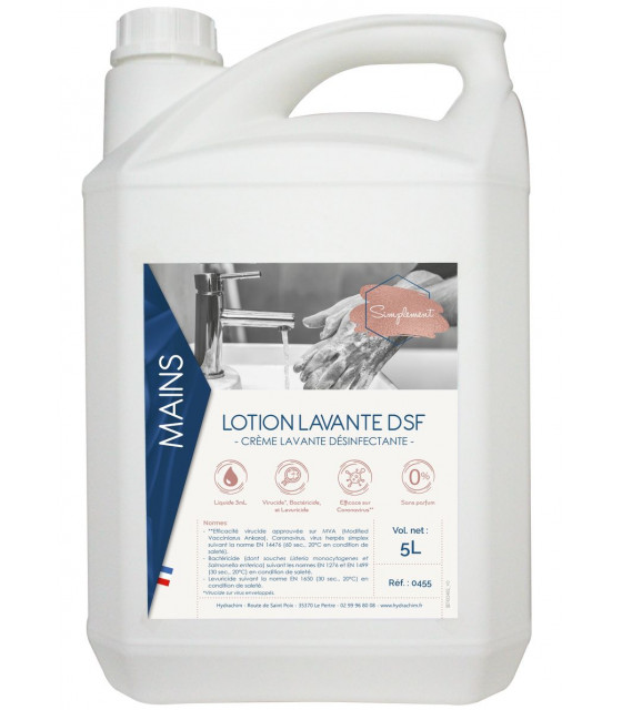 LOTION LAVANTE DESINFECTANTE MAINS 5LT dans SAVON