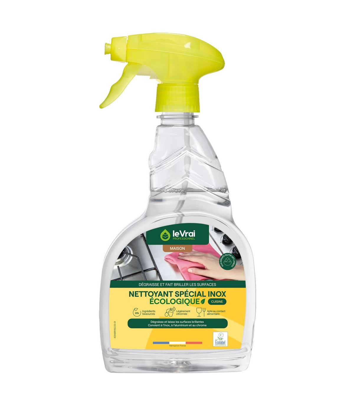 NETTOYANT INOX ECOLOGIQUE 750ML ACTION dans DETERGENT