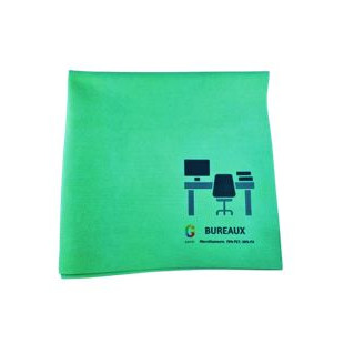LAVETTE HACCP PICTOGRAMMES BUREAU VERTE dans CHIFFON