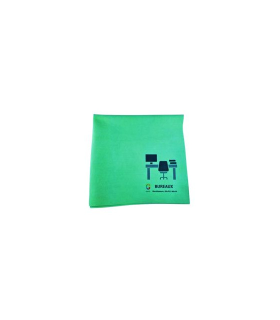 LAVETTE HACCP PICTOGRAMMES BUREAU VERTE dans CHIFFON