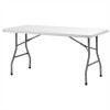 TABLE RECTANGULAIRE  BLANCHE CONGRES 183X76 HT74CM dans TABLE PLIANTE