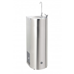 FONTAINE DEMI-LUNE 45 BG F AE NF INOX EDAFIM dans FONTAINE A EAU