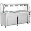 MEUBLE BAIN-MARIE SUR PLACARD 5GN1/1 INOMAK dans BUFFET BAIN MARIE