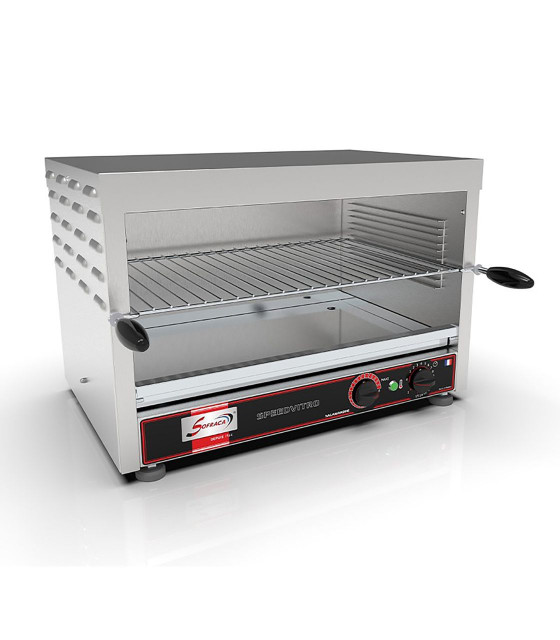 SALAMNDRE VITRO FERMEE GN1/1 5KW - 400V SOFRACA dans SALAMANDRE