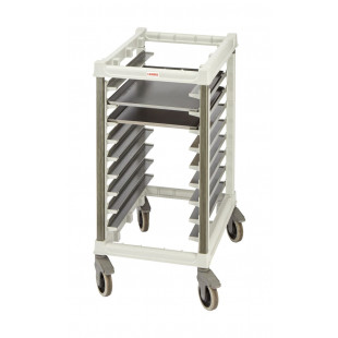 ECHELLE 400X600 LARGE 9 NIVEAUX GRIS MOUCHETE CAMBRO dans CHARIOT ECHELLE