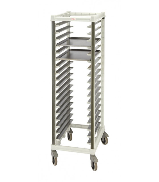 ECHELLE 400X600 LARGE 18 NIVEAUX GRIS MOUCHETE CAMBRO dans CHARIOT ECHELLE