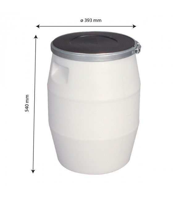 FUT 50LT + GENOUILLERE METAL + COUVE RCLE NOIR GILAC dans FUT