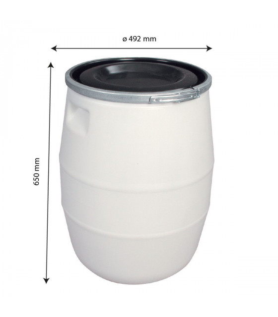 FUT 100LT + GENOUILLERE METAL + COUVE RCLE NOIR GILAC dans FUT