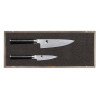 SET DE 2 COUTEAUX : COUTEAU CHEF LAME 15CM + OFFICE LAME 9CM KAI dans KAI