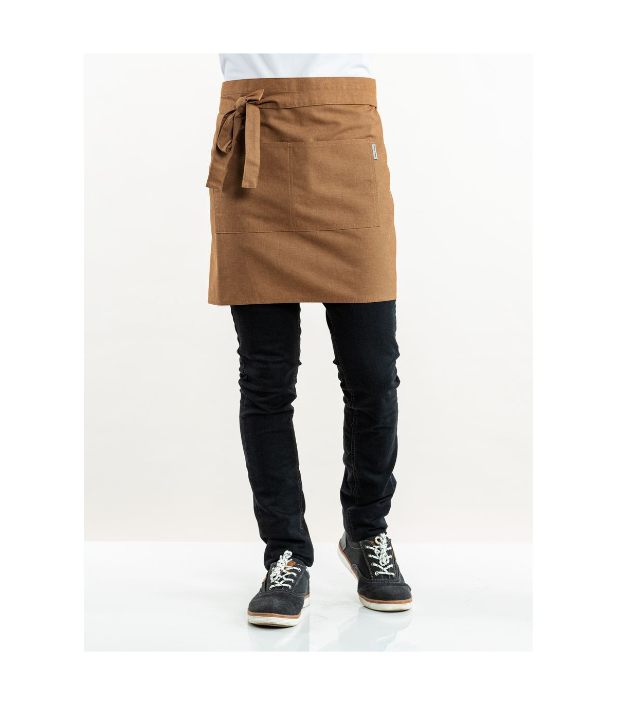 TABLIER CHEF BASE CHESTNUT - APRON W100 - L45CM CHAUD DEVANT dans TABLIERS