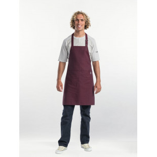 TABLIER VALET BASE CHERRY - BIB APRON W70 - L85CM CHAUD DEVANT dans TABLIERS