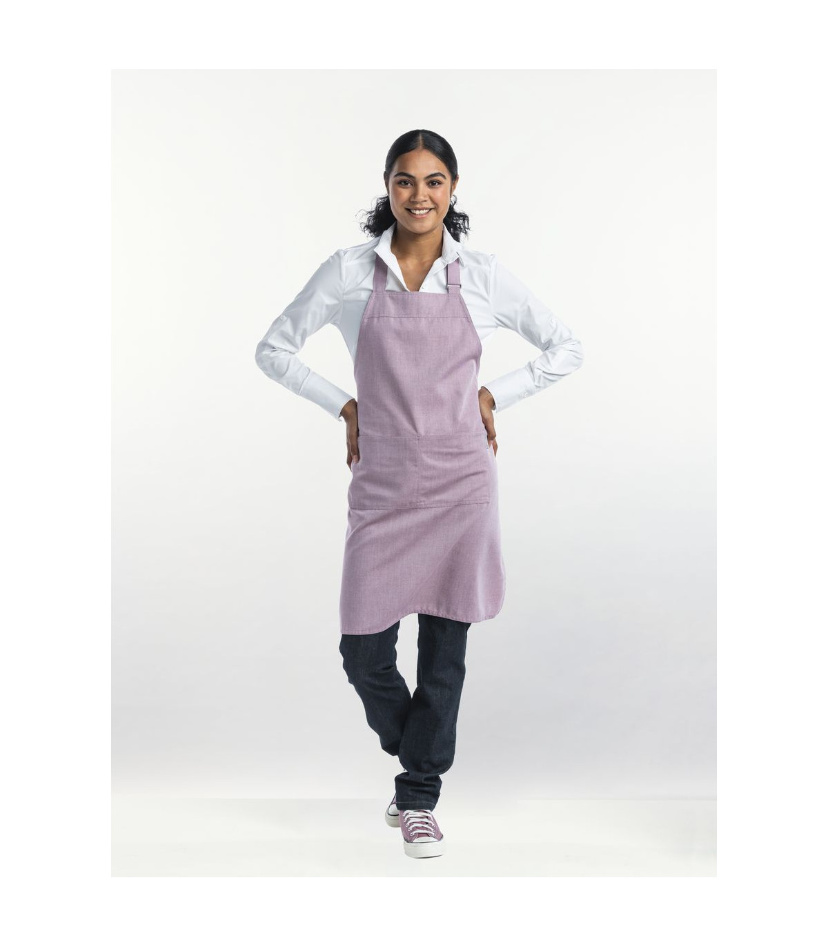 TABLIER VALET BASE BLOSSOM - BIB APRON W70 - L85 CM dans TABLIERS