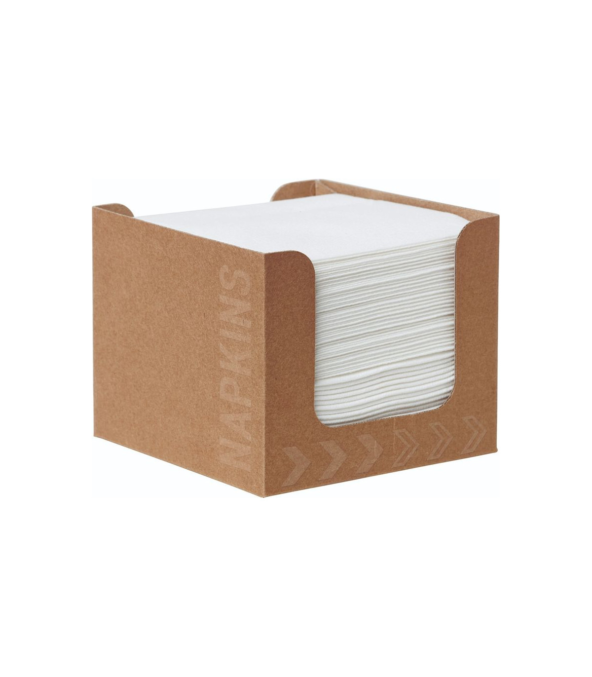 SERVIETTE AIRLAID 20X20 BLANC ECO BOITE DE 50 PIECES DUNI dans SERVIETTES